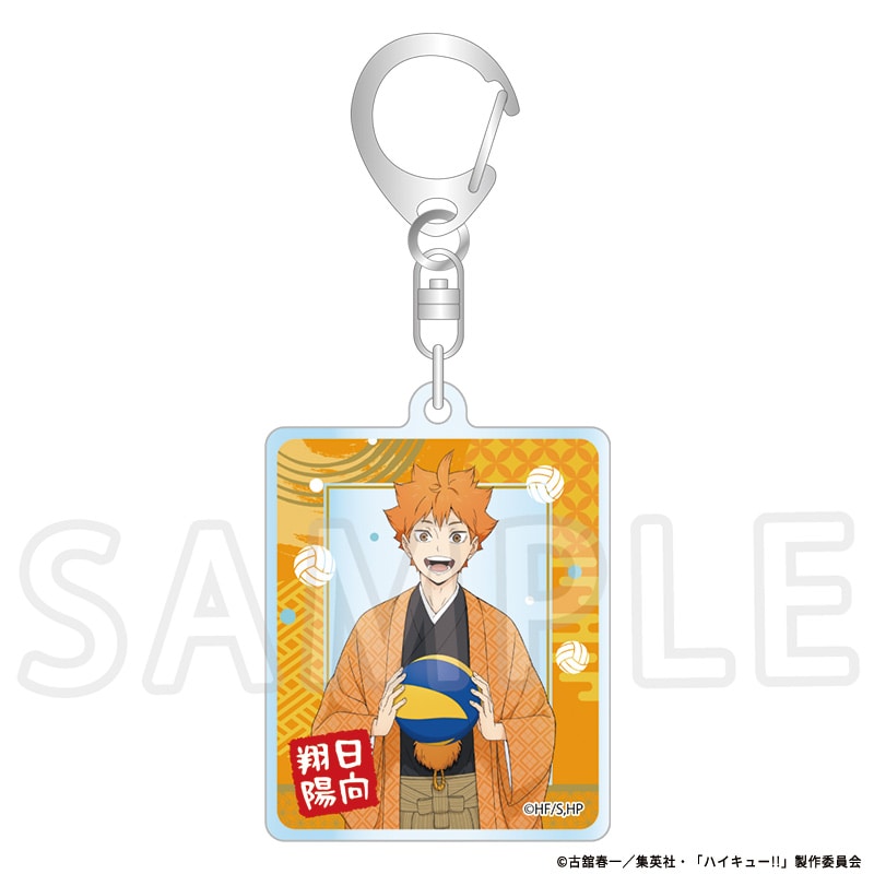ハイキュー!! 描き下ろしメタリックアクリルキーホルダー 日向翔陽 TaS10th Ver.