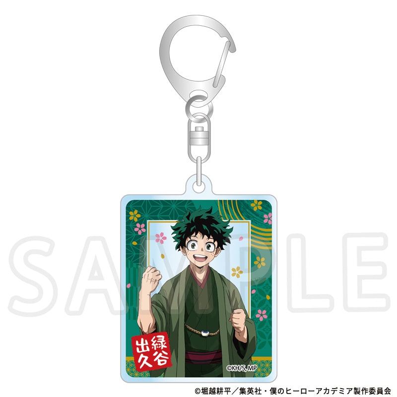 僕のヒーローアカデミア 描き下ろしメタリックアクリルキーホルダー 緑谷出久 TaS10th Ver.