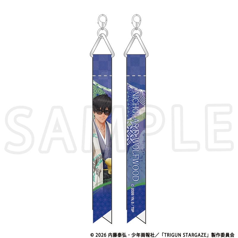 TRIGUN STARGAZE 描き下ろしリボンチャーム ニコラス・D・ウルフウッド TaS10th Ver.