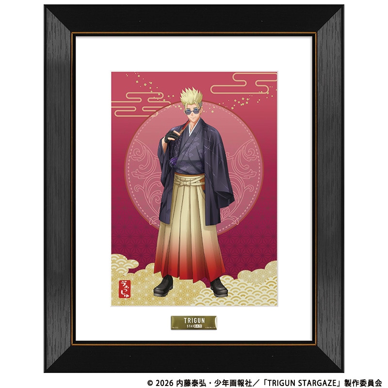 TRIGUN STARGAZE 描き下ろしB5キャラファイングラフ ヴァッシュ・ザ・スタンピード TaS10th Ver.