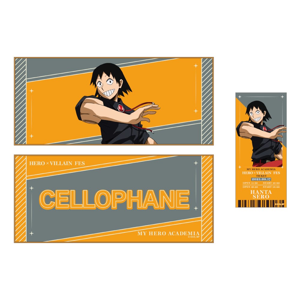 僕のヒーローアカデミア HERO×VILLAIN FES. キャラクタークロス＆チケット風カードセット 瀬呂範太