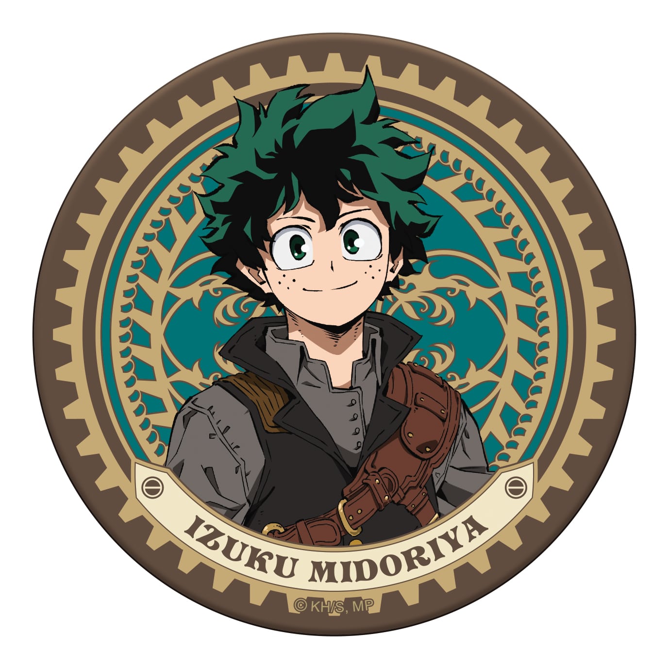 僕のヒーローアカデミア レザーコースター／緑谷出久 スチームパンクVer.