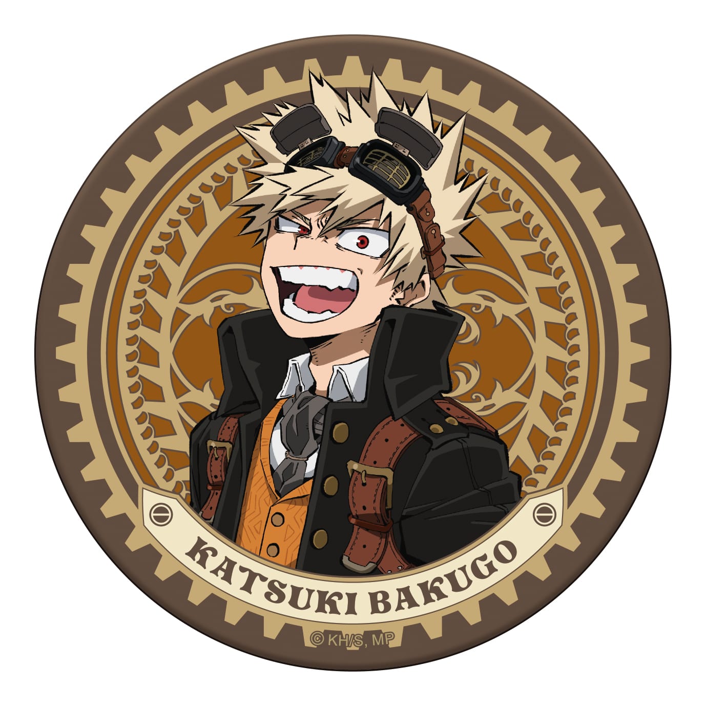 僕のヒーローアカデミア レザーコースター／爆豪勝己 スチームパンクVer.