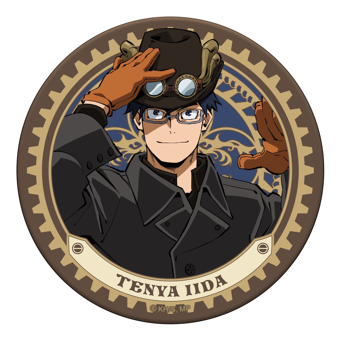 僕のヒーローアカデミア レザーコースター／飯田天哉 スチームパンクVer.