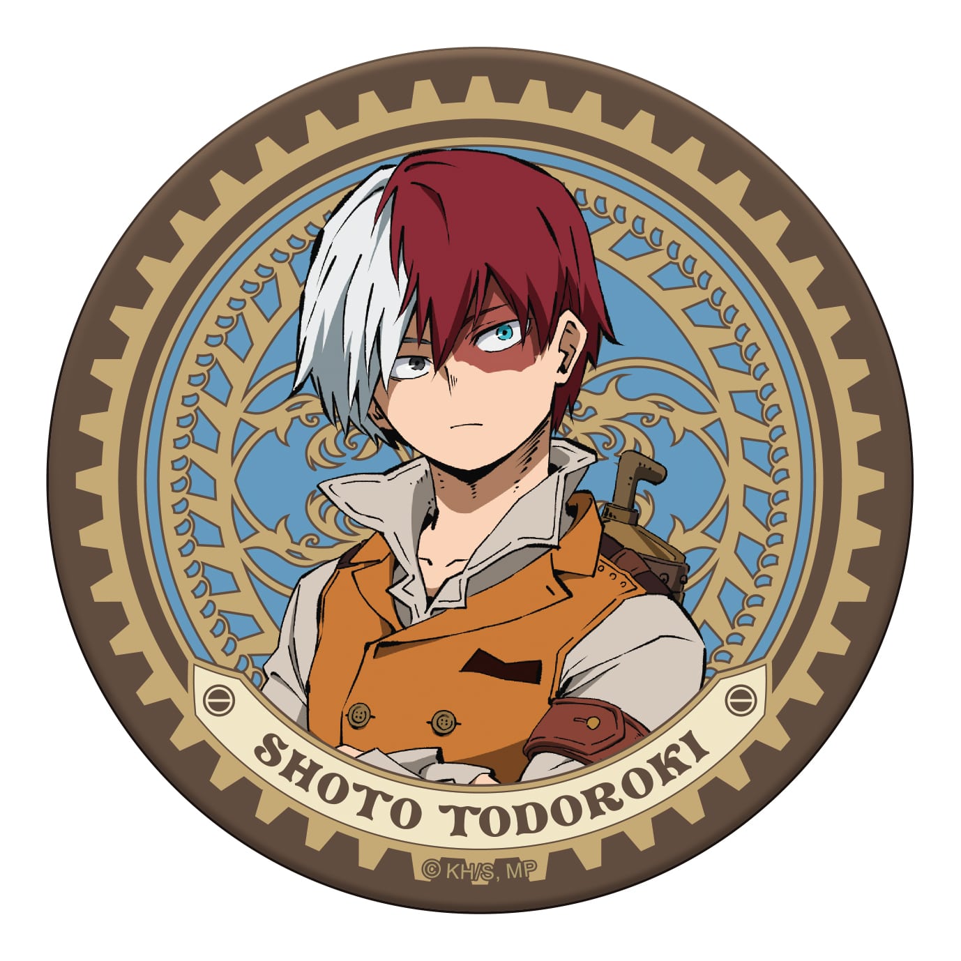 僕のヒーローアカデミア レザーコースター／轟 焦凍 スチームパンクVer.