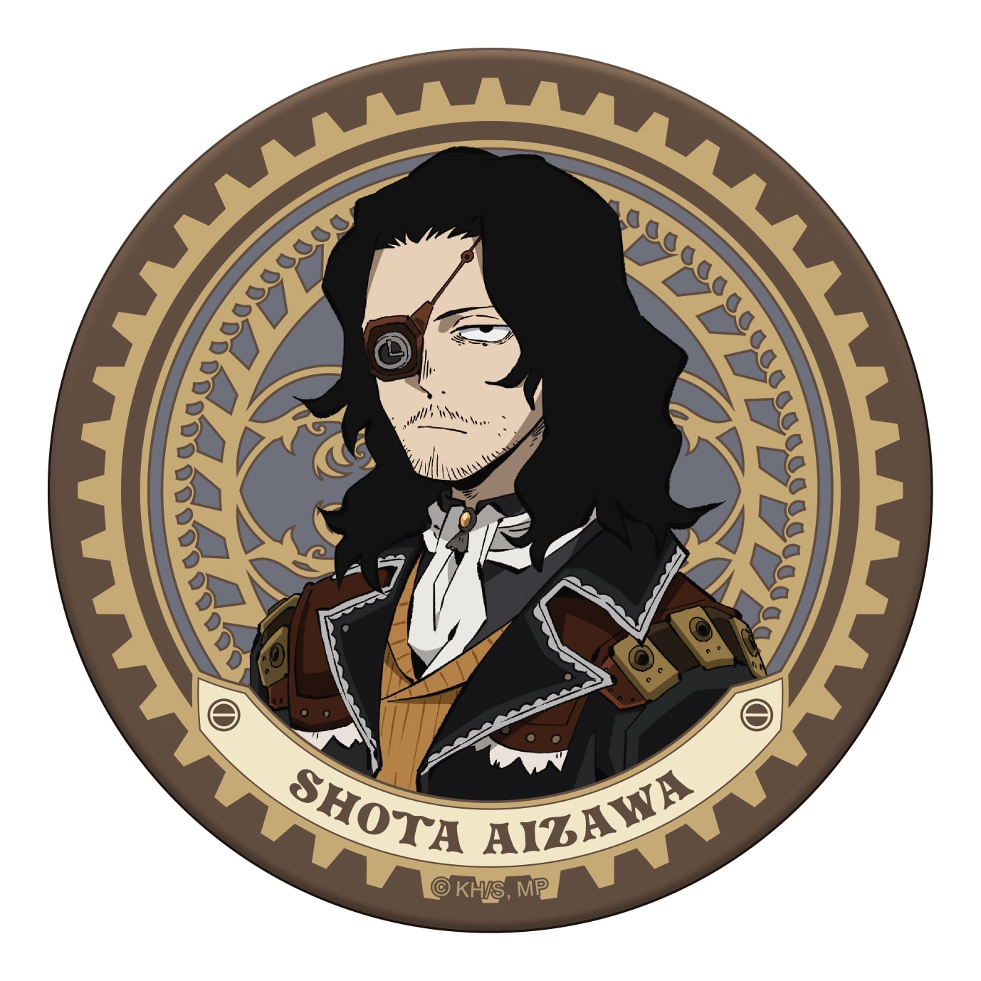 僕のヒーローアカデミア レザーコースター／相澤消太 スチームパンクVer.