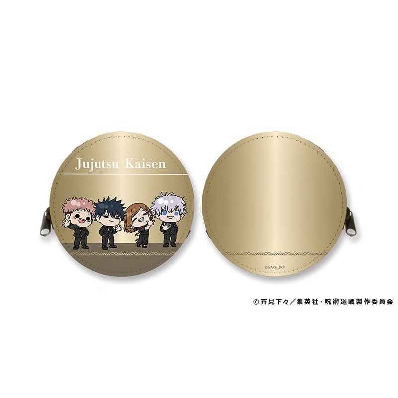 アニメ『呪術廻戦』5周年 丸形コインケース mochocho スーツビジュアル