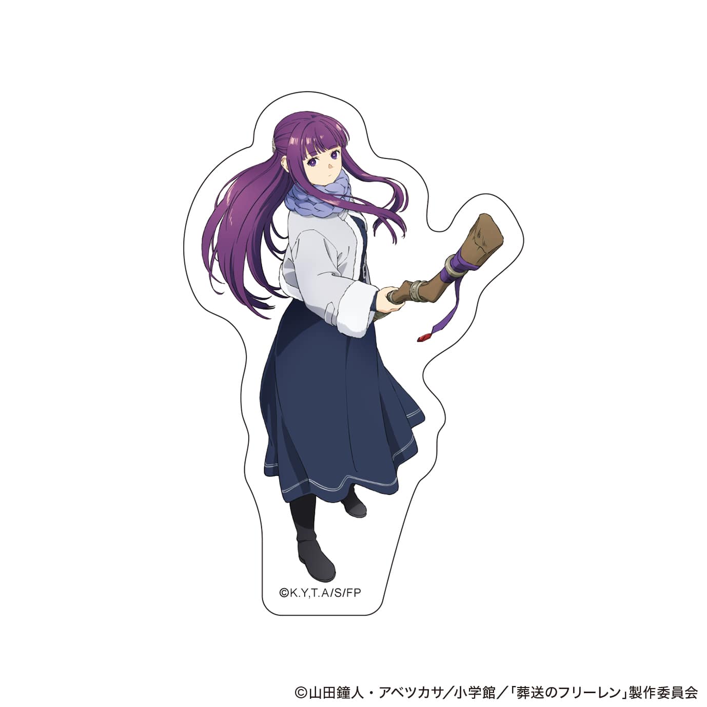 葬送のフリーレン ダイカットステッカー フェルン 冬服