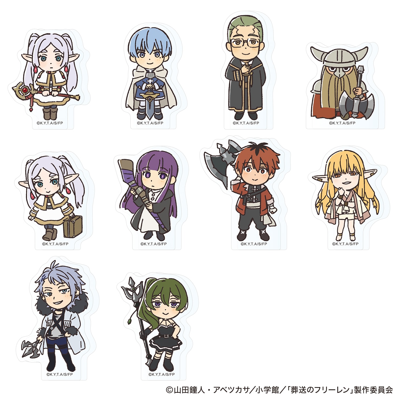 葬送のフリーレン トレーディングミニアクリルブロック ミニキャラ 【全10種】 ランダム1個