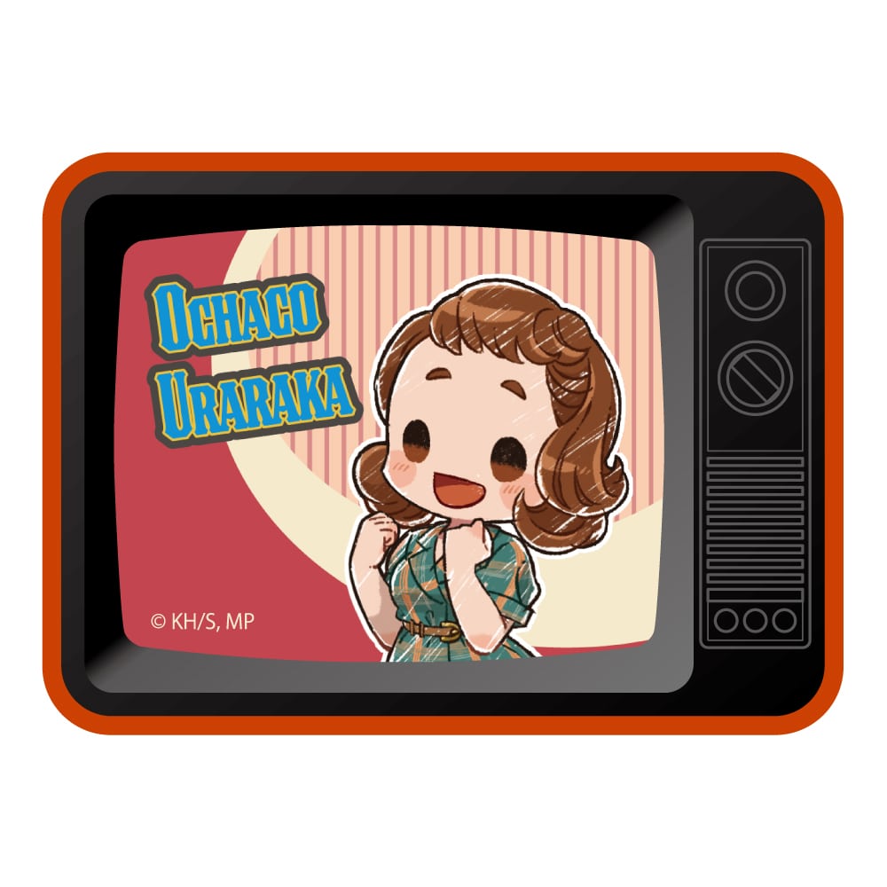 僕のヒーローアカデミア グラフアート TV型マグネット 麗日お茶子 アメリカンレトロVer.