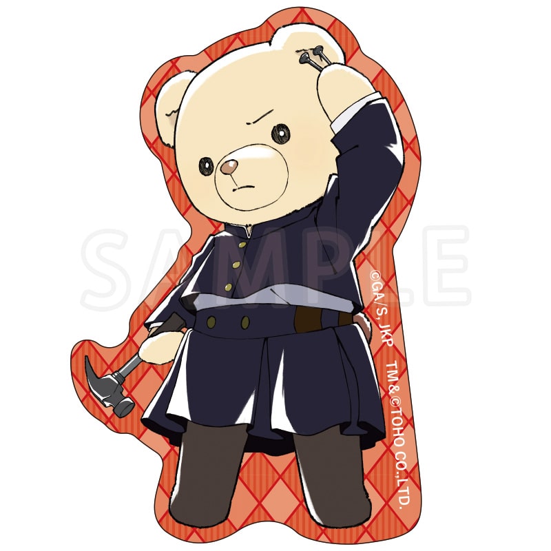 呪術廻戦×シアターベア ダイカットステッカー 釘崎野薔薇