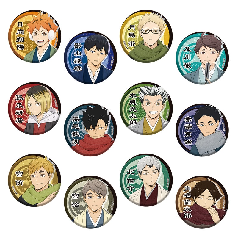 ハイキュー!! トレーディング缶バッジ 【全12種】 コンプリートセット
