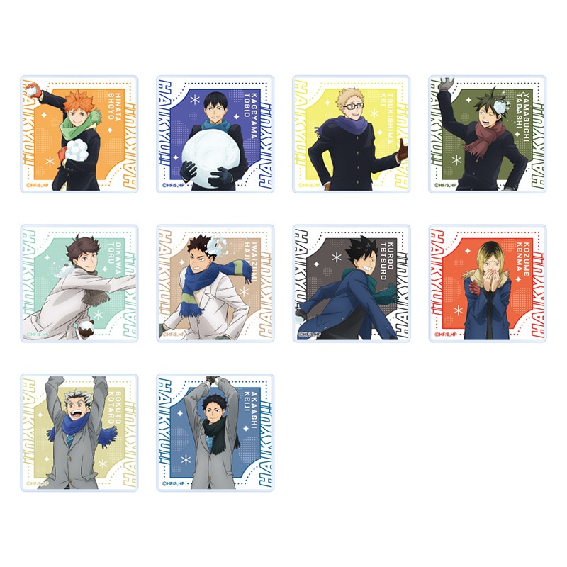 ハイキュー!! トレーディングミニアクリルブロック 雪合戦Ver.【全10種】 ランダム1個