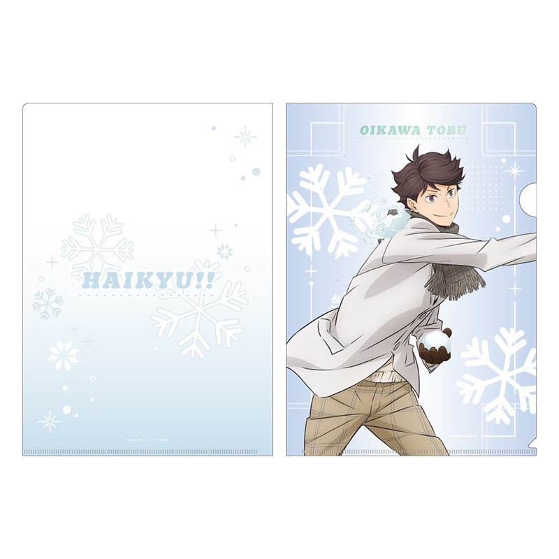 ハイキュー!! ホログラムクリアファイル 及川 徹 雪合戦Ver.