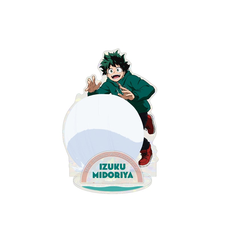 僕のヒーローアカデミア ホログラムアクリルスタンド 緑谷出久 雪遊びVer.