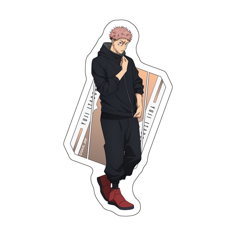 呪術廻戦 ダイカットステッカー 虎杖悠仁 JF2026 Ver.