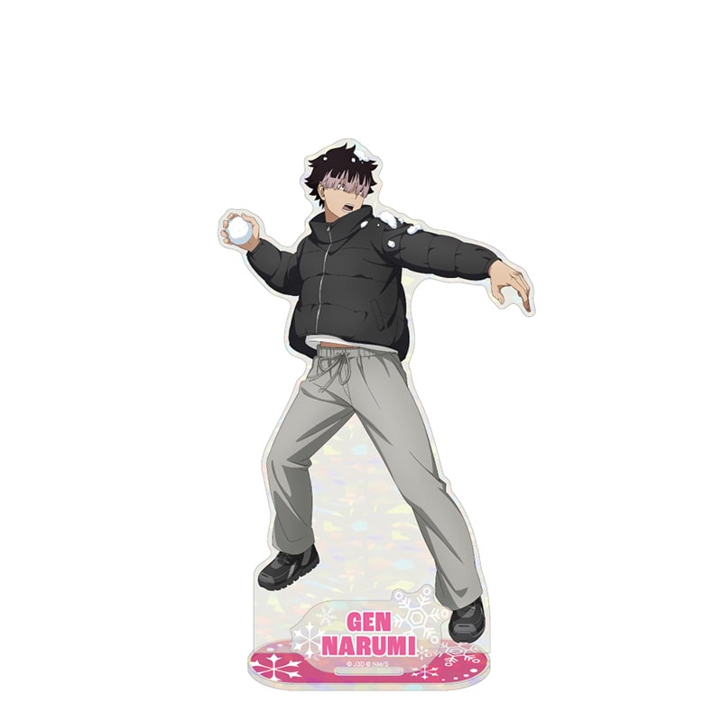 怪獣８号 ホログラムアクリルスタンド 鳴海 弦 雪合戦Ver.