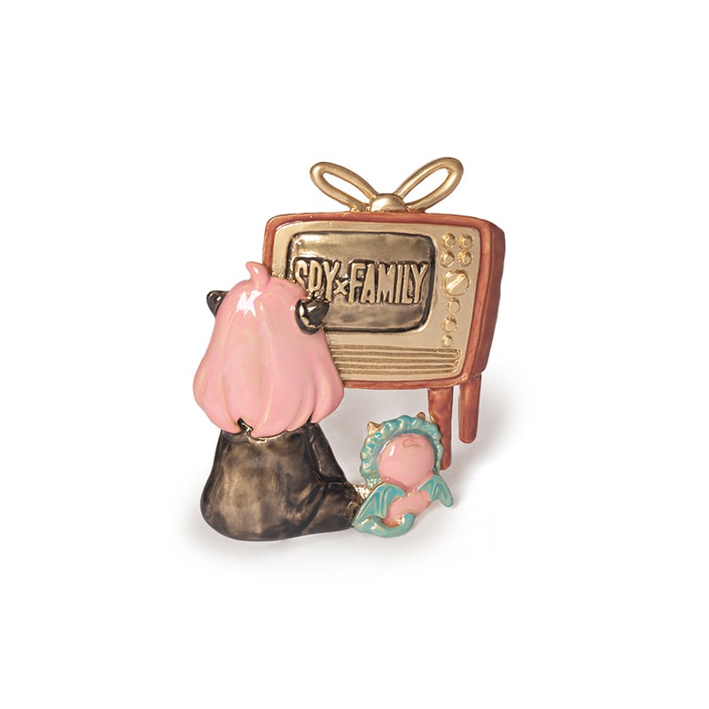 SPY×FAMILY パルナートポック アーニャとテレビブローチ