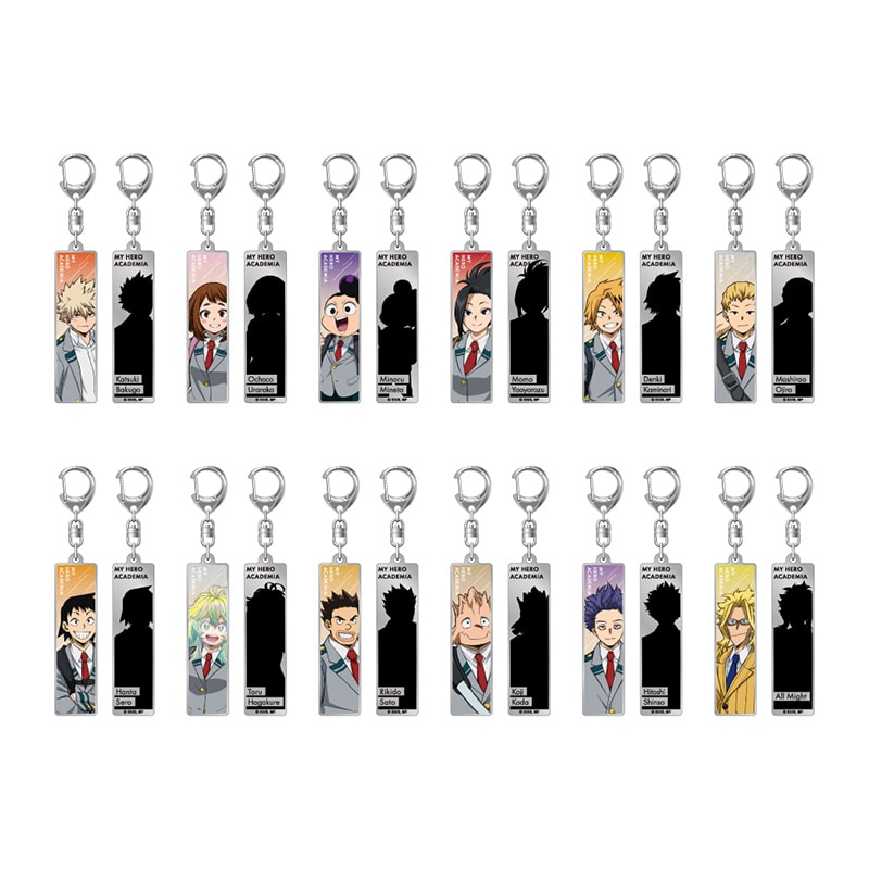 僕のヒーローアカデミア エピローグビジュアル トレーディングメタルキーホルダー B 【全12種】 コンプリートセット