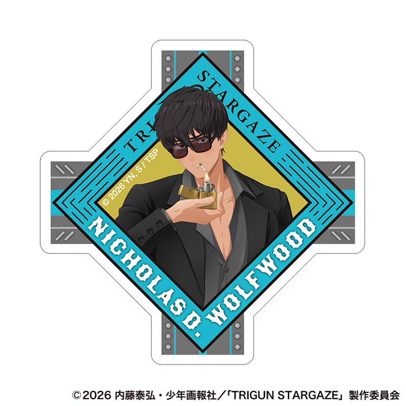 TRIGUN STARGAZE ステッカー ニコラス・D・ウルフウッド A