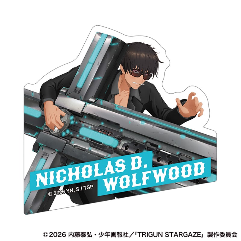 TRIGUN STARGAZE ステッカー ニコラス・D・ウルフウッド B