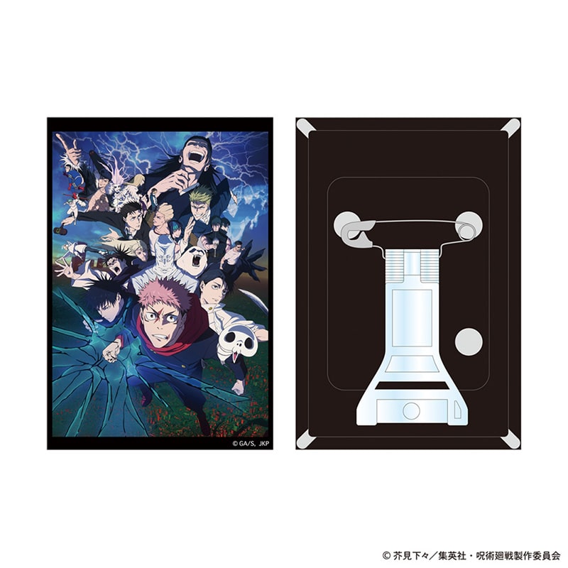 呪術廻戦 死滅回游キービジュアル スタンド付きスクエア缶バッジ