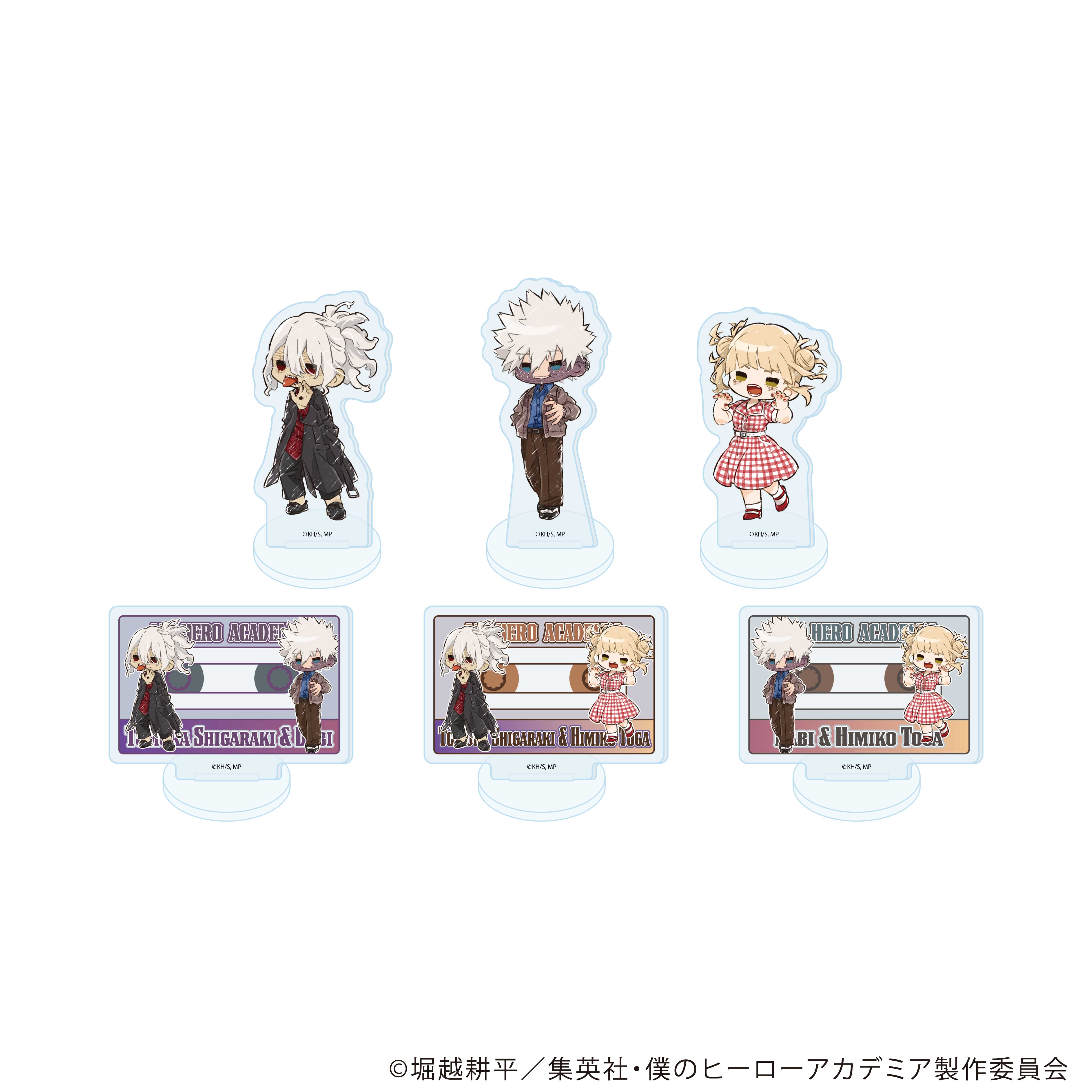 僕のヒーローアカデミア グラフアート トレーディングアクリルぷちスタンド アメリカンレトロVer. 敵＜ヴィラン＞ 【全6種】 コンプリートセット