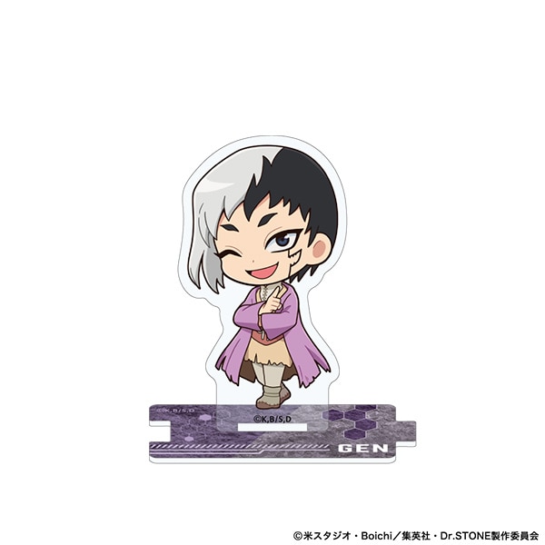 Dr.STONE つながるミニアクリルスタンド あさぎりゲン