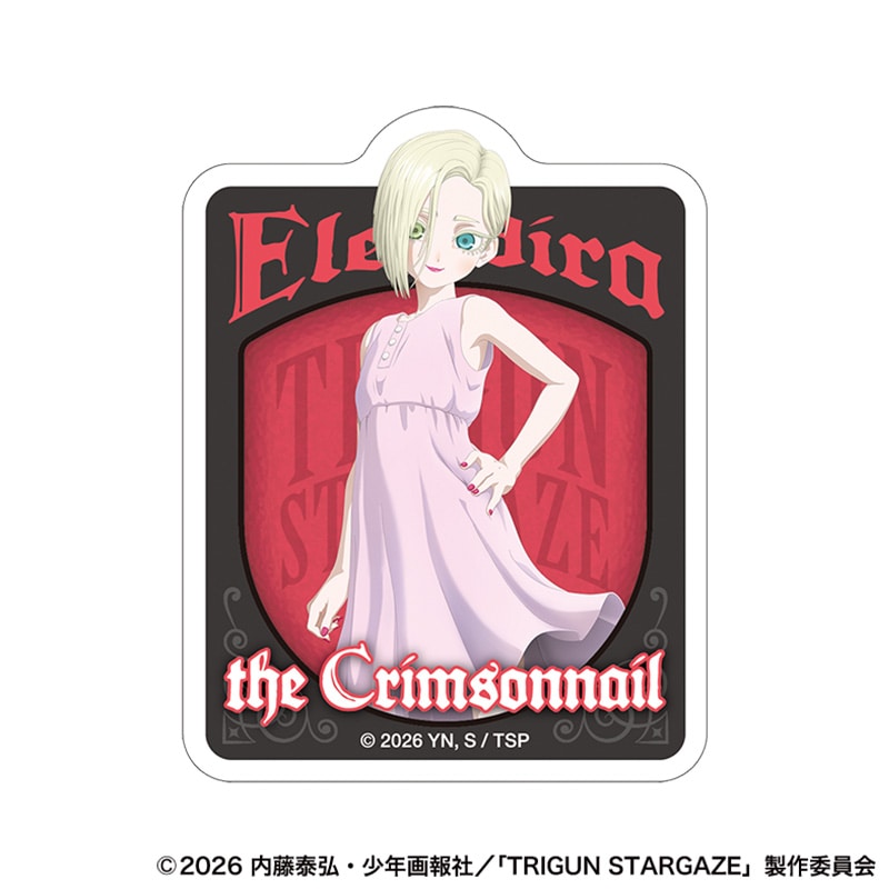 TRIGUN STARGAZE ステッカー エレンディラ・ザ・クリムゾンネイル