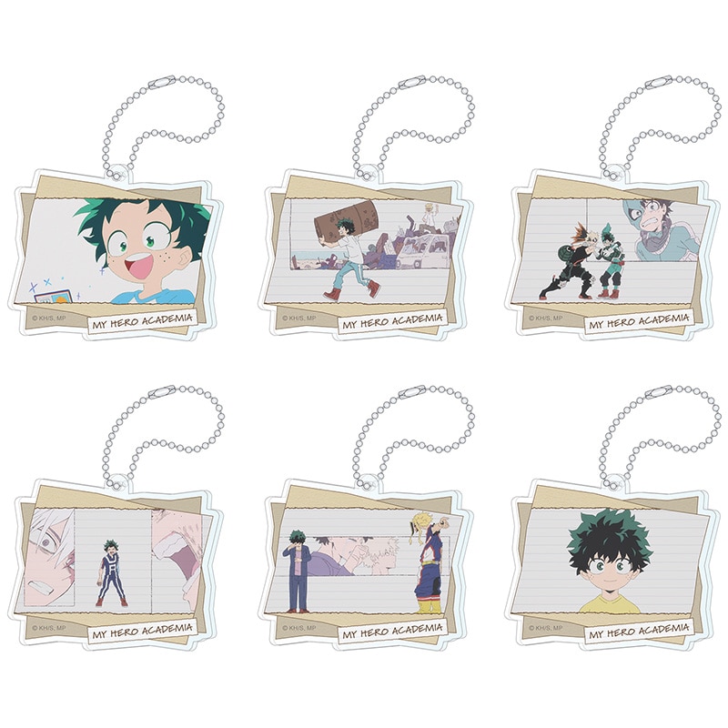 僕のヒーローアカデミア FINAL SEASON アクリルキーホルダーコレクション ED ver.【全6種】 6個セット