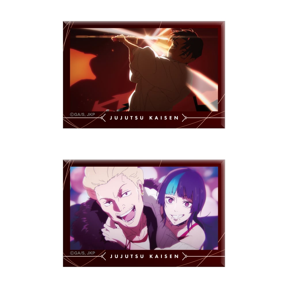 呪術廻戦 死滅回游 前編 スクエア缶バッジ2個セット OPver. B