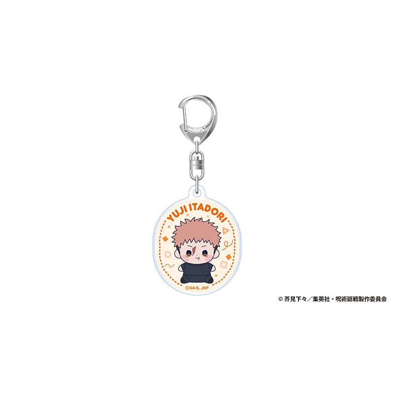 呪術廻戦 死滅回游 もっちび アクリルキーホルダー 虎杖悠仁