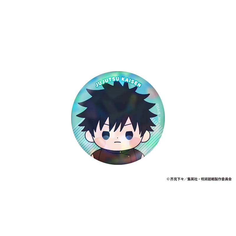 アニメ『呪術廻戦』5周年 もっちび ホログラム缶バッジ 伏黒 恵