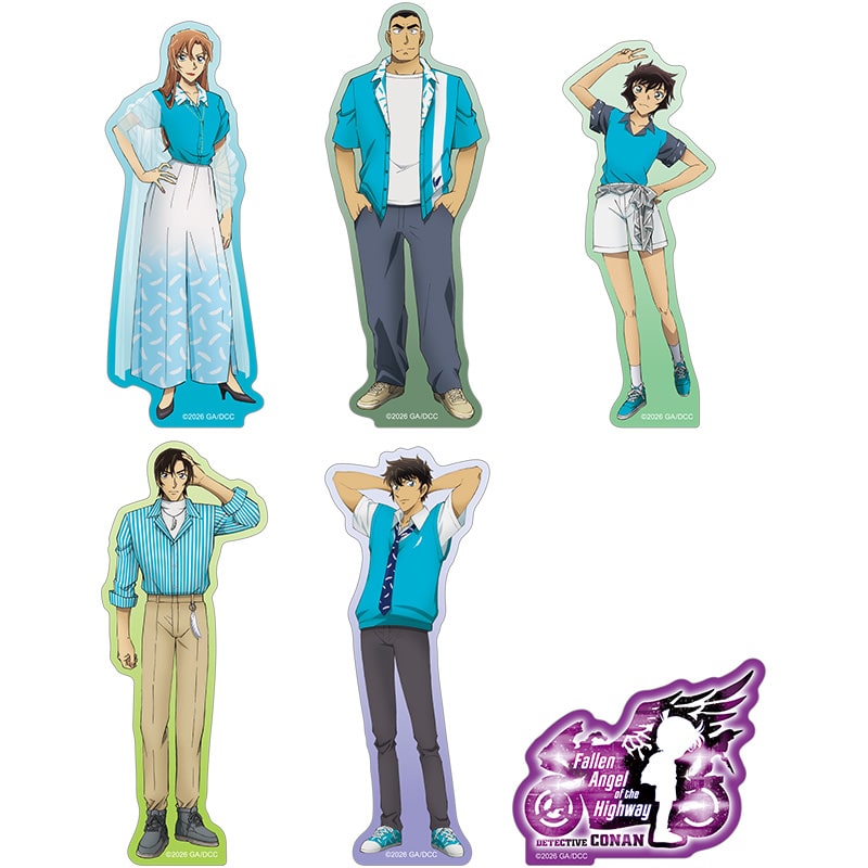 劇場版『名探偵コナン ハイウェイの堕天使』 ダイカットステッカーセット／B