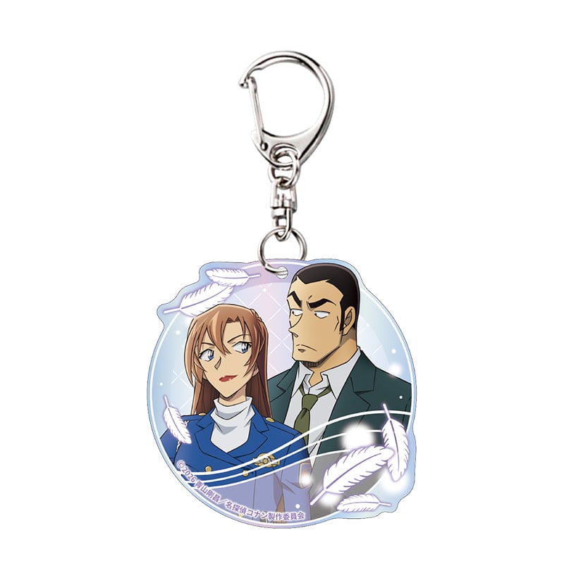 劇場版『名探偵コナン ハイウェイの堕天使』 オーロラアクリルキーホルダー/萩原千速＆横溝重悟