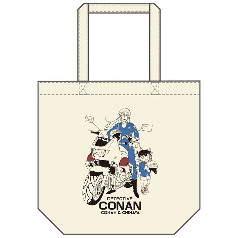 TVアニメ「名探偵コナン」 千速白バイ柄トートバッグ