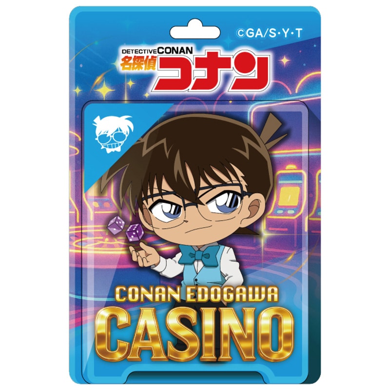 TVアニメ「名探偵コナン」 ブリスターパッケージ風アクリルボールチェーン カジノコレクション 江戸川コナン