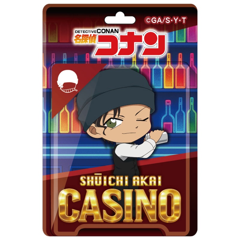 TVアニメ「名探偵コナン」 ブリスターパッケージ風アクリルボールチェーン カジノコレクション 赤井秀一