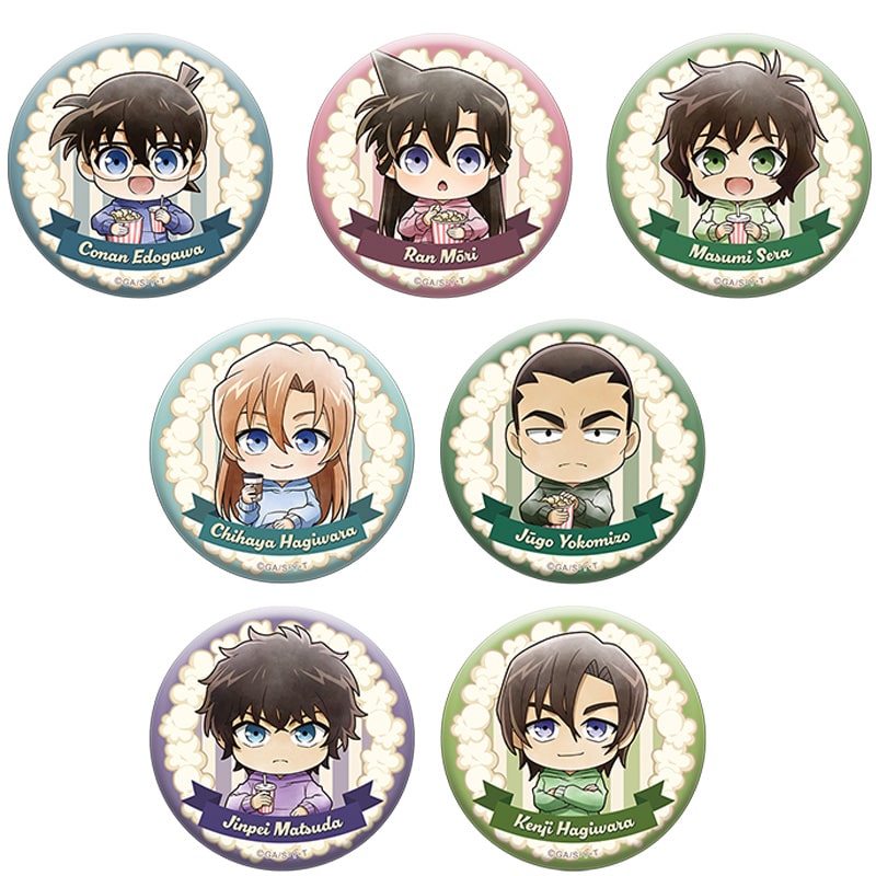 TVアニメ「名探偵コナン」 缶バッジコレクション  ミニキャラ 映画鑑賞