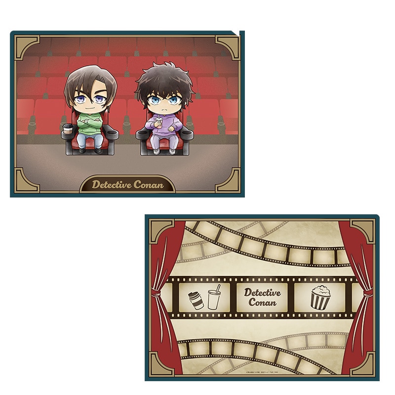 TVアニメ「名探偵コナン」 クリアファイル 萩原研二・松田陣平ミニキャラ 映画鑑賞