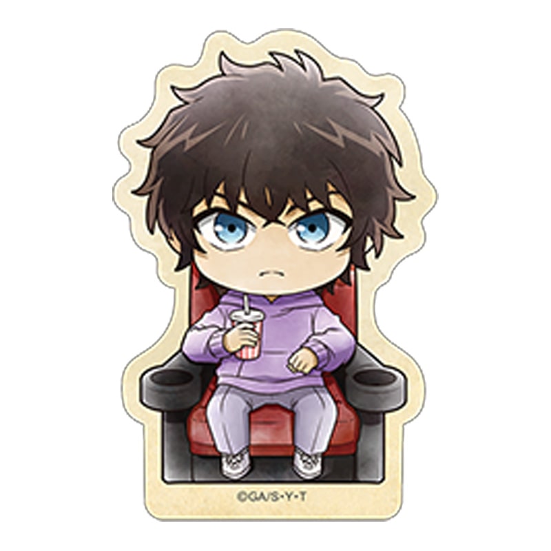 TVアニメ「名探偵コナン」 ステッカー 松田陣平 ミニキャラ 映画鑑賞