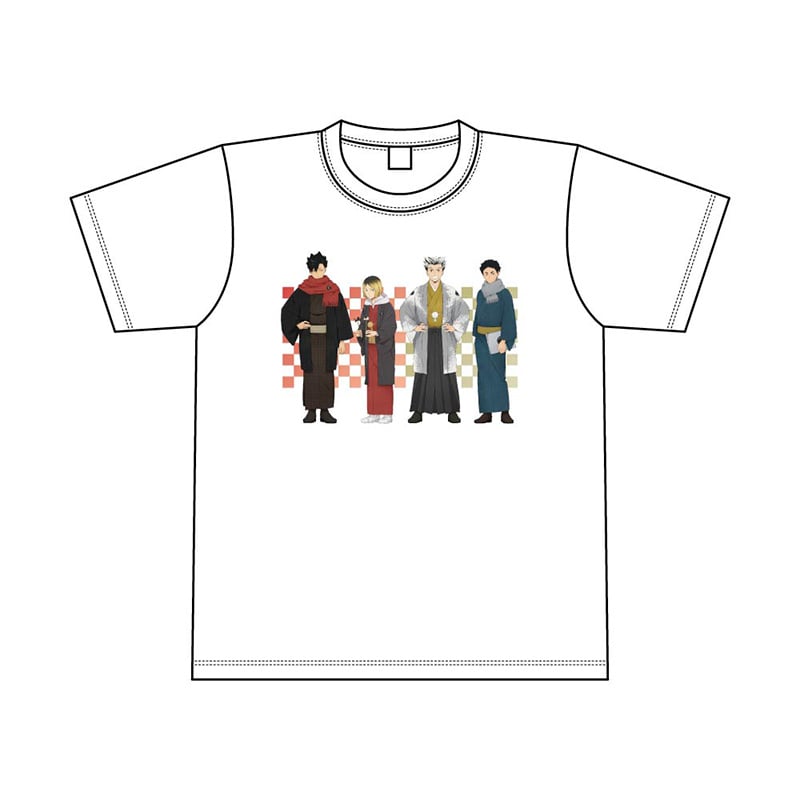 ハイキュー!! オリジナルTシャツ 和装（黒尾、孤爪、木兎、赤葦）