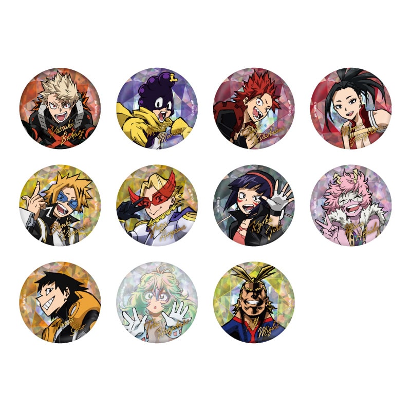 僕のヒーローアカデミア TVアニメ10周年キービジュアル トレーディングホロ缶バッジ B 【全11種】 ランダム1個