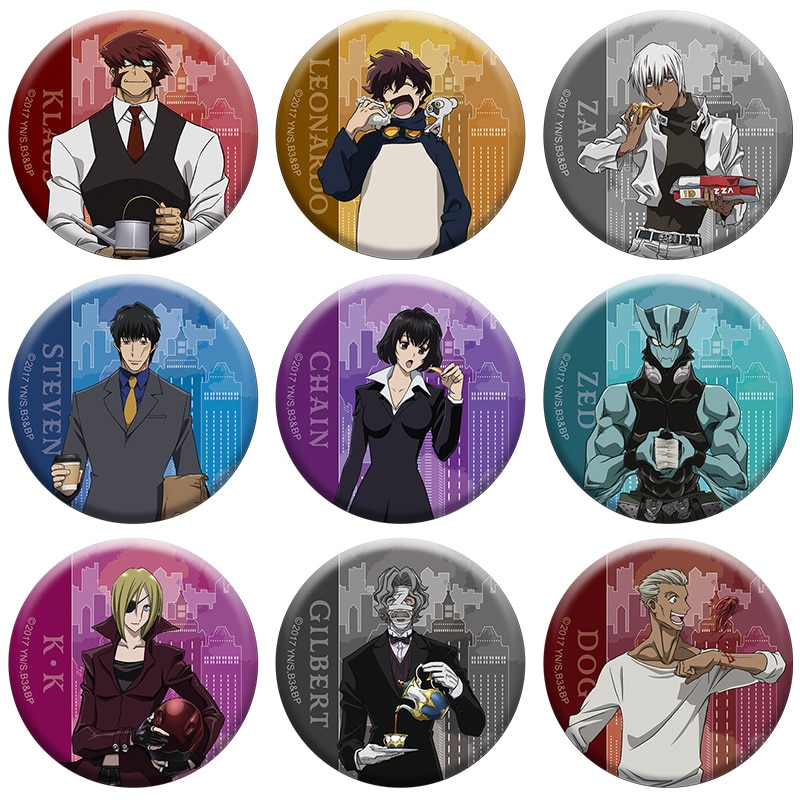 血界戦線 & BEYOND トレーディング缶バッジ【全9種】コンプリートセット