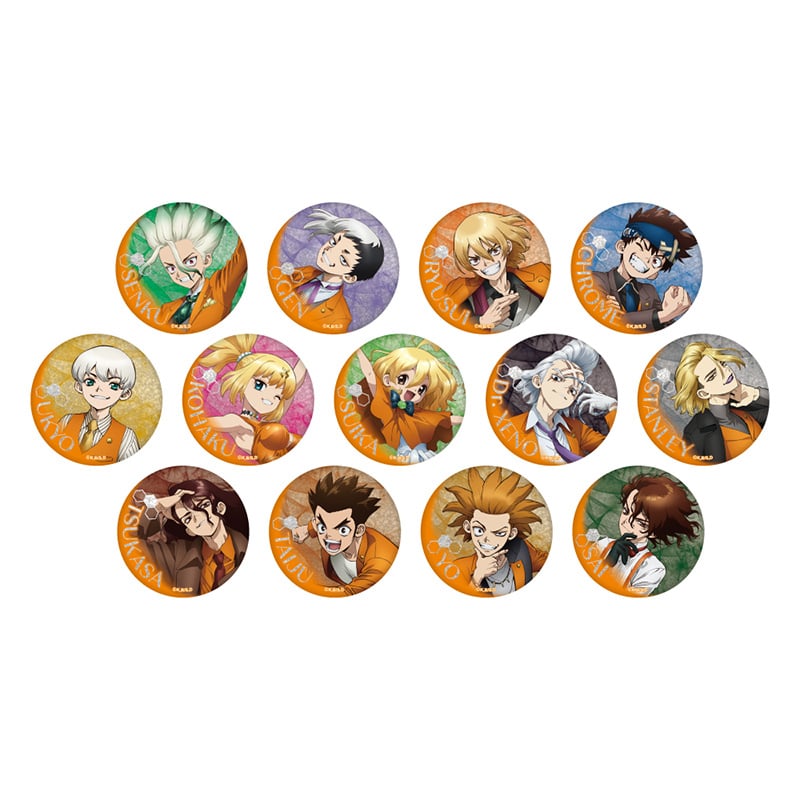 Dr.STONE STONE FES.2026 トレーディンググリッター缶バッジ【全13種】ランダム1個