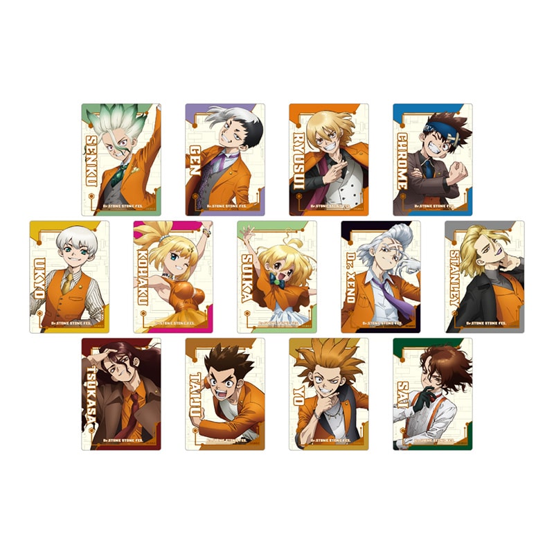 Dr.STONE STONE FES.2026 トレーディングクリアカード【全13種】ランダム1個
