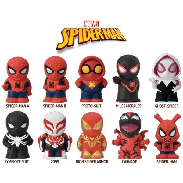 スパイダーマン　ソフビパペットマスコット（BOX10個入）