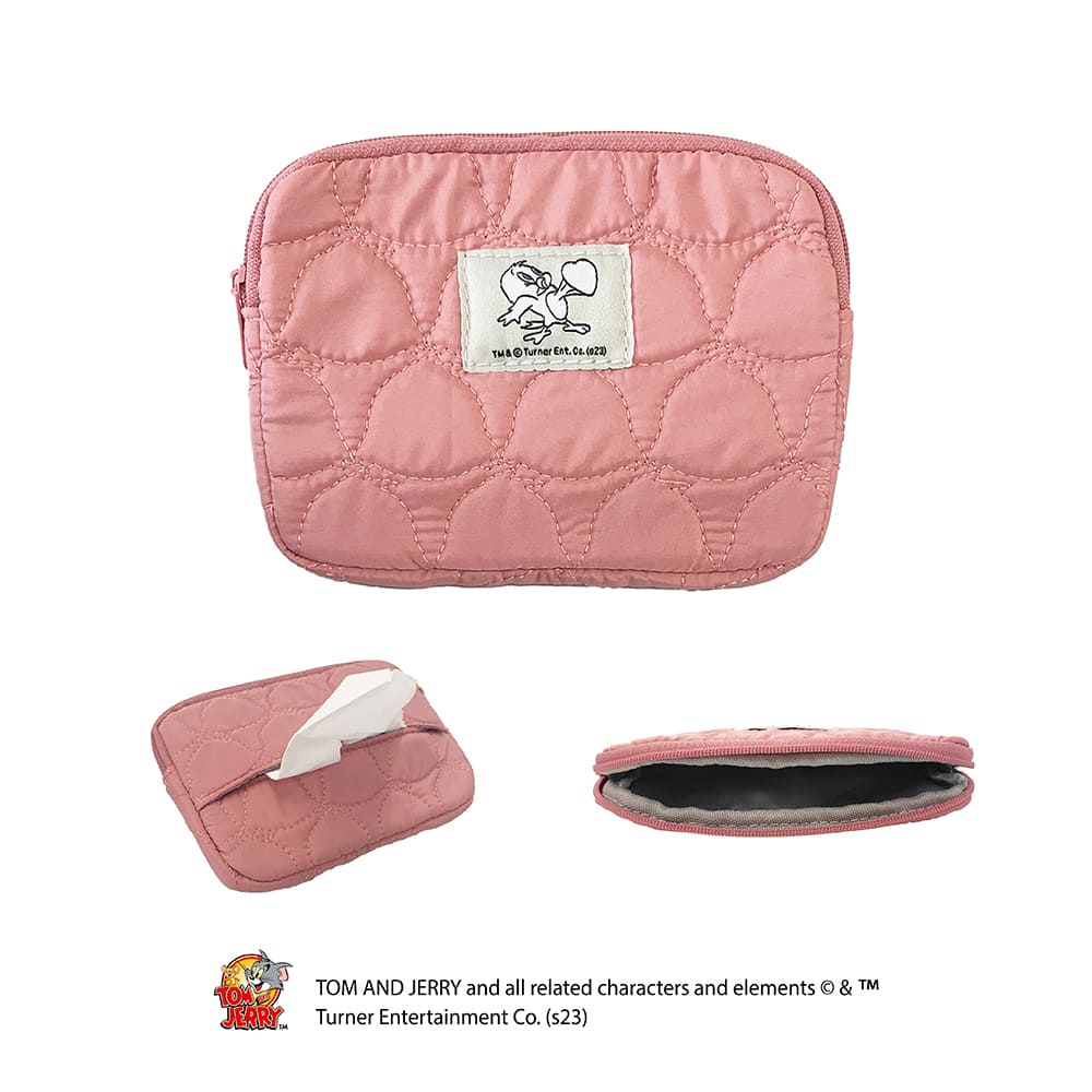 トムとジェリー キルトミニティッシュポーチ（カナリア）