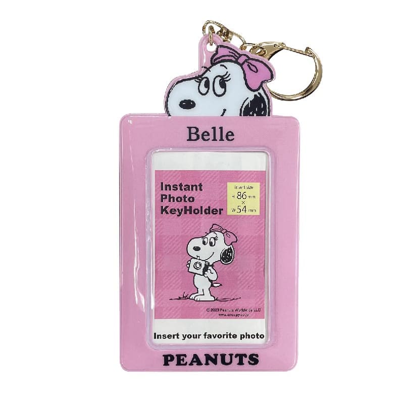 スヌーピー インスタフォトキーホルダー（ベル）