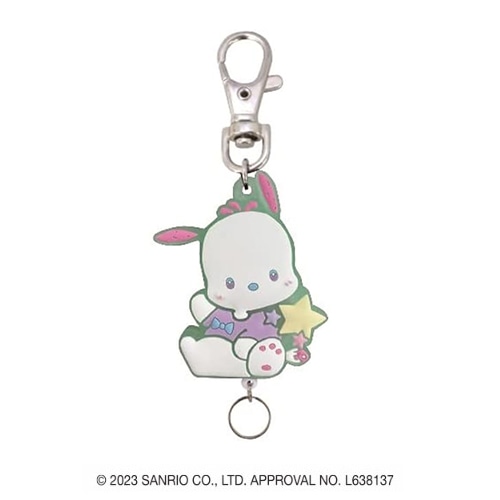 サンリオゆめふわ ラバーリールキーホルダー（ポチャッコ）